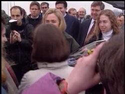 The AP's Ron Fournier was traveling with Hillary Clinton in 1996 when she visited Bosnia as first lady. Fournier says he was surprised to hear Clinton's original version of what happened upon her arrival in Bosnia News Clip