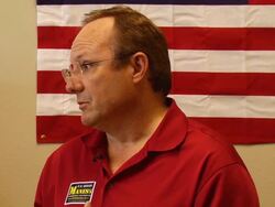 Rob Maness (R) campaign speech for Louisiana Senate Stock Footage