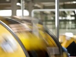 Copper Wire Twisting Machines Stock Footage