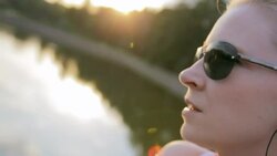 Drinking water Stock Footage