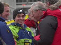 Prince Charles Visits Sir Ranulph Fiennes Expedition Ship. News Clip