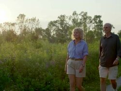 Senior Couple Hiking Stock Footage