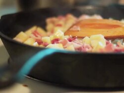 Traditional breakfast Stock Footage