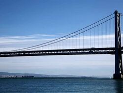 San Francisco Bay Bridge Video Stock Footage