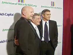 Singers and Songs Celebration of Tony Bennetts 80th Birthday By Raising Funds for Newmanï¿½s Hole in the Wall Camps Stock Footage