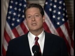 USA: GORE DEFENDS LEGAL CHALLENGE TO VOTE News Clip