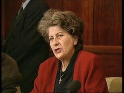 BOSNIA: PALE: BILJANA PLAVSIC PRESS CONFERENCE News Clip