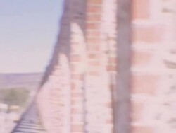 Aqueduct of Santiago de QuerÃ©taro Stock Footage