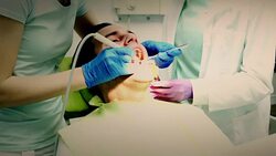 Visit at the dentist! Stock Footage