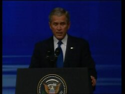 WRAP Bush in UAE; says world must confront danger of Iran News Clip