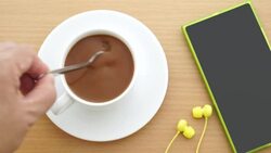 Drink coffee. Stock Footage