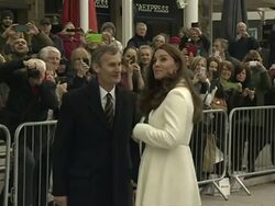 Pregnant Catherine, Duchess of Cambridge Arrival News Clip