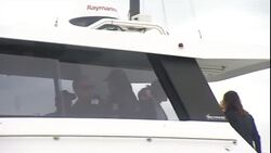 Duke and Duchess aboard Land Rover motor boat News Clip