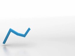 Upward Performance Chart Stock Footage