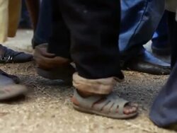 Static shot of peoples feet as the are dancing. Stock Footage