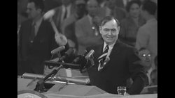 Thomas Dewey and Joe Martin at 1952 GOP Convention in Chicago News Clip