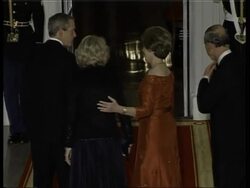 WRAP Charles and Camilla visit school, adds dinner at the White House News Clip