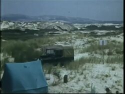 Camping holiday, 1951 Stock Footage