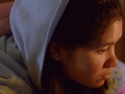 young adult look at laptop Stock Footage