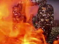 Spooky cemetery Stock Footage