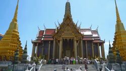 Timelapse wat phra kaew Stock Footage
