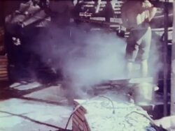 Fish being steamed in Nagasaki Stock Footage