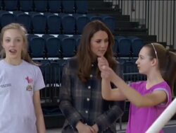 Catherine Meets Young Pole Vaulters News Clip
