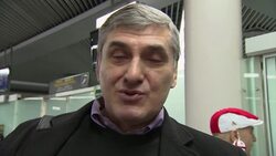 Georgian delegation arriving to Sochi in second direct flight from Georgia since 2008 Instructional Video