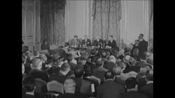 CAN482 WILSON PRESS CONFERENCE AFTER MEETING WITH DE GAULLE Instructional Video