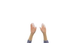 Waving hands. Stock Footage