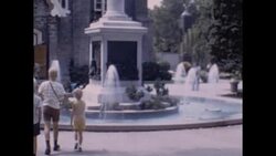 1965 Salt Lake Mormon Temple Stock Footage