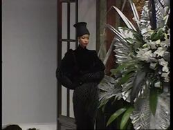 FRANCE: PARIS: FASHION WEEK: JEAN-LOUIS SCHERRER'S COLLECTION News Clip