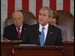 NEW President Bush State of the Union address on domestic issues News Clip
