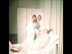 SYND 19-10-73 KING HASSAN OF MOROOCO DONATES BLOOD News Clip