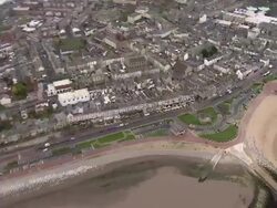 Aerials of Morecambe Bay & Coast News Clip
