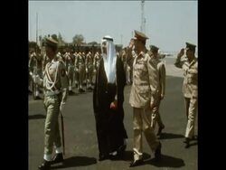 SYND 29-8-71 SAUDI ARABIAN POLITICIANS MEET IN EGYPT News Clip
