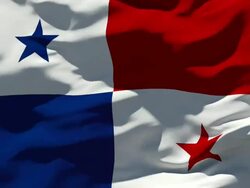 Panama Flag Stock Footage