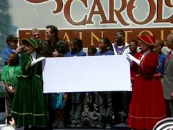 'Disney's A Christmas Carol' Train Tour Stock Footage