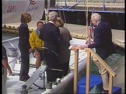 NEW ZEALAND: BILL CLINTON VISITS AUCKLAND HARBOUR Instructional Video