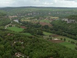 Lot Valley Near Vers Stock Footage