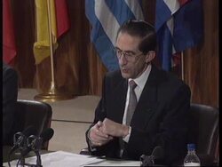 BELGIUM: NATO MEETING News Clip