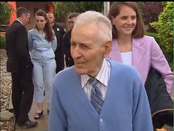 Dr Jack Kevorkian is released from prison after serving eight years for helping a man with Lou Gehrig's disease commit suicide. News Clip