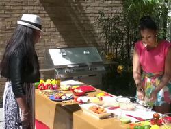 Ashanti at the 'LIVE! With Kelly' studio in New York, NY, on 06/28/12 (Getty Images Entertainment Video) Stock Footage