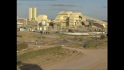 Open cast diamond mine in Botswana News Clip