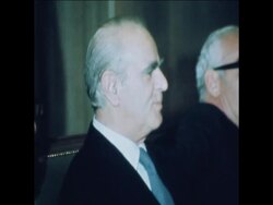 SYND 30 7 74 FIRST MEETING OF THE NEW GREEK GOVERNMENT IN ATHENS News Clip