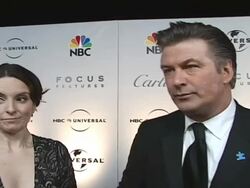 NBC, Universal, and Focus Features 2007 Golden Globes Party Stock Footage