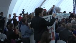 US report on non-governmental efforts to combat climate change; protests Instructional Video