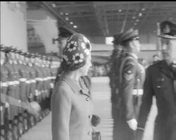 THE QUEEN VISITS BRIZE NORTON News Clip