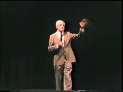 Timothy Leary speaks about LSD Stock Footage