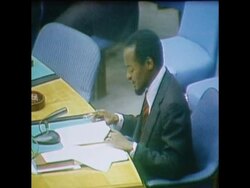 SYND 17 3 76 MOZAMBIQUE ADDRESSES SECURITY COUNCIL News Clip